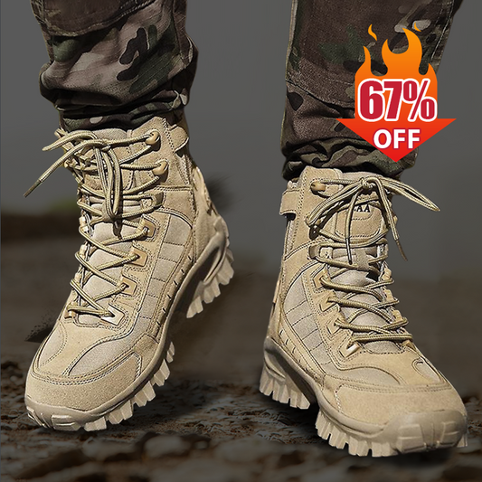 👢60% OFF LAST DAY! 🔥 Tactical Sports Boots - Waterproof & Non-Slip Grip, Reinforced Toe for Outdoor/Training/Military Use ⚡📦
