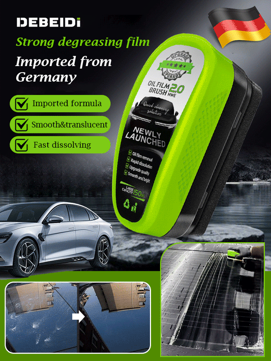 ⏳Limited-time 50% off⏰New 2.0 Powerful Oil Film Wipe🚗💧