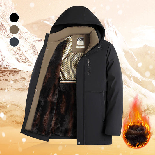 🔥Hot Sale🔥Buy 2 Pcs Ship Free🔥Men’s Thermal Hooded Parka Coat