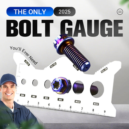 Stainless Steel Double-Sided Bolt Gauge Card(50% OFF)