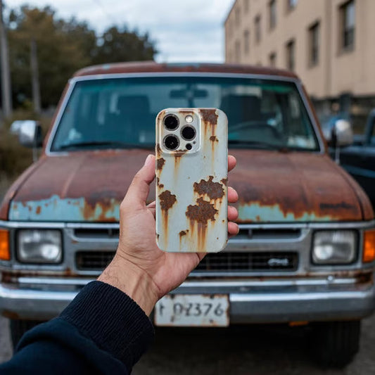 🔥2025 NEW ARRIVAL 🔩Vintage Rust Hard Case For iPhone🔥
