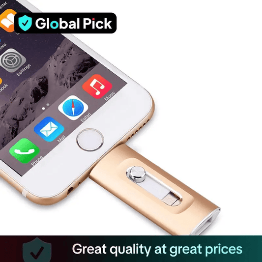 🎁3 in 1 Flash Drive, Portable High Speed USB 3.0 Memory Storage