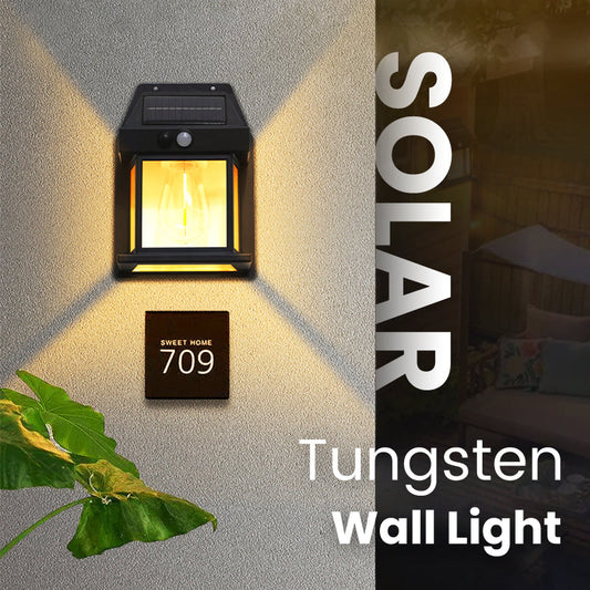 💥💥💡2025 Hot Sale& coverage 65% OFF-Motion Sensor Solar Tungsten Wall Light