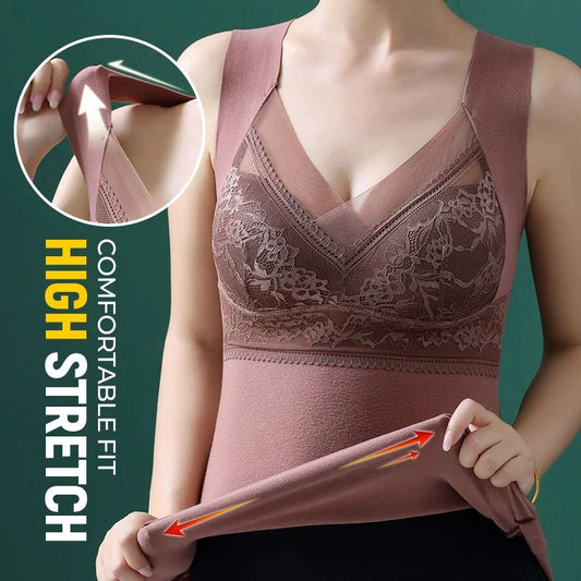Two-in-one built-in bra thermal underwear📢📢Flash Sale⚡: Ending in 3 Hours!⏰⏰