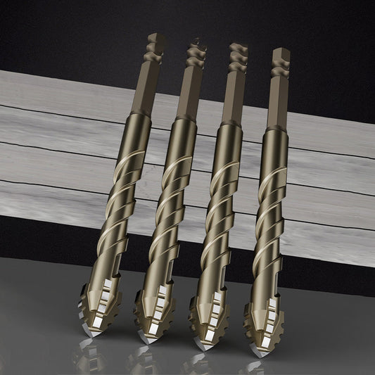 🔥LAST DAY - BUY 2 GET 1 FREE🔥4-Piece Diamond Grit Drill Bit Set - Tile/Glass/Marble/Concrete Drill Bits (2025 Upgraded 4-Flute Eccentric Design)