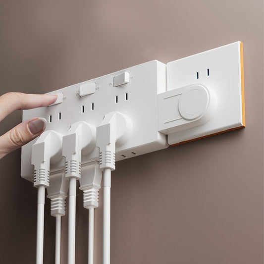 🔥Wall Multi-Plug Outlet Extender with Separate Switches🔥