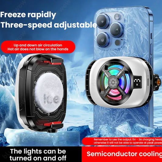Fast Cooling 3-Speed Adjustable Portable Phone Cooler