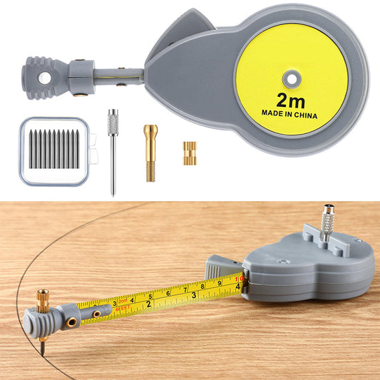 ✨LAST DAY SALE 50% OFF✨Retractable Tape Measure Compass