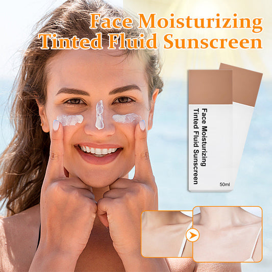 BUY 1 GET 1 FREE 🔥Face Moisturizing Tinted Fluid Sunscreen