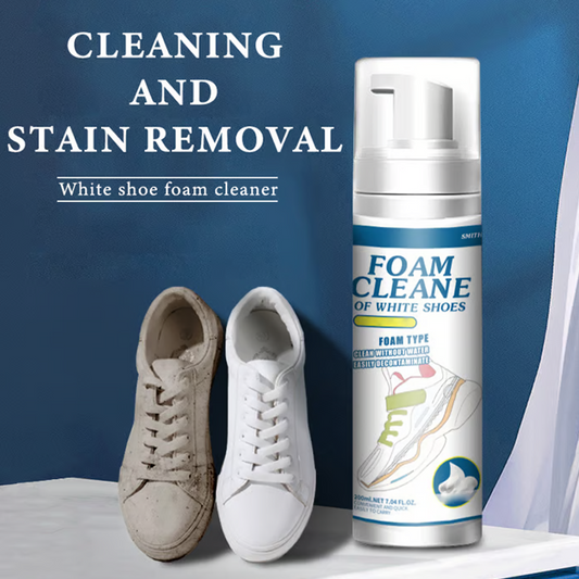 🏆🌸 Buy 1 Get 1 Free ⏳ Universal Portable Non-Rinsing Foam Shoe Cleaner