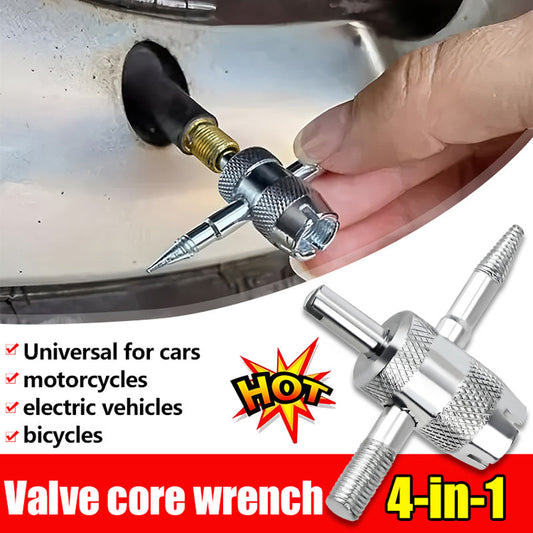 5PCS 4-Way Tyre Valve Removal Tool for Car