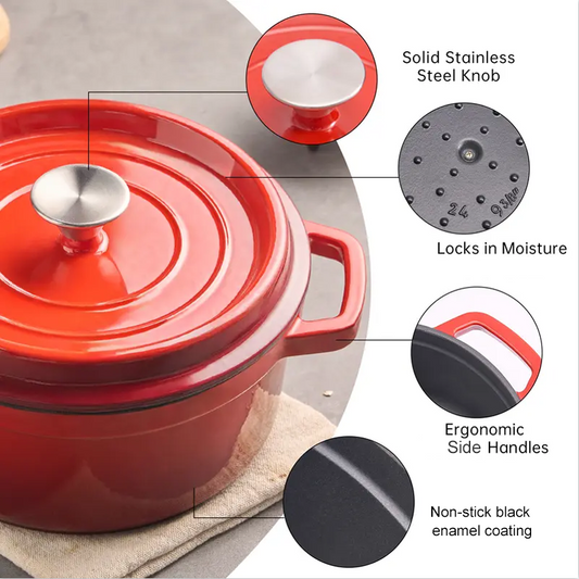Deep Nonstick Stockpot with Ceramic Coating🎄 RED ALERT! The LAST Pot You’ll Ever Buy – Cooks, Bakes & Wows Guests! 🎄
