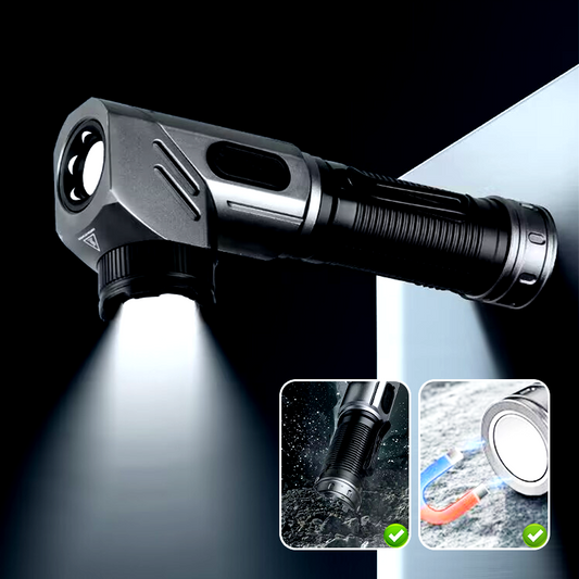 1500 Lumens 90-Degree Flashlight with Magnetic Base