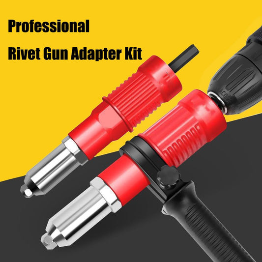 🔩Professional Rivet Drill Head Adapter Kit