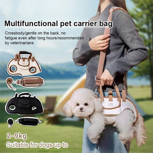 Portable Breathable Pet Carrier Sling & Backpack