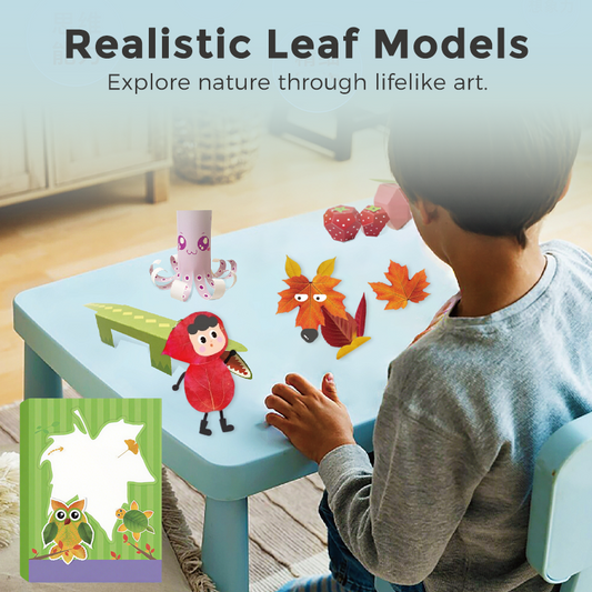 DIY Creative Leaf Art Craft Kit for Kids