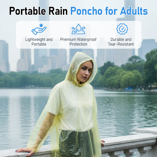 📢📢BIG SALE !!💥Portable Rain Poncho for Adults