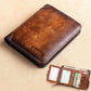 📢📢40% OFF !! ⏰Minimalist RFID Blocking Leather Wallet for Men – Ultra-Thin, Genuine Top-Layer Cowhide, Short Design for Everyday Carry