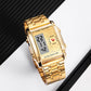 ⏳Limited time 50% OFF💥🎁Men's Square Creative Dual-Movement Multifunctional Sports Watch