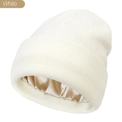 📢📢50% OFF !!⏰⏰ ANTI-FRIZZ BEANIE - Warm Cotton Blend & Seamless Design, Reduces Static and Hair Tangles, One Size Fits All for Comfortable Winter Wear ❄️👒