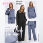 📢📢60%  OFF !! ⏰Women's Crew Neck Top & Drawstring Pants Set
