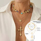 📢📢40% OFF !! ⏰Layered Gold Cross Necklaces for Women