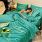 High-grade comfortable skin-friendly ice silk quilt Set