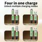 🔥Limited Time Buy 1 Get 1 Free⚡4-in-1 USB Charging Cable fast charging MAX 240W (With Box)⚡