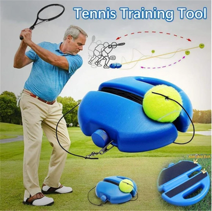 📢📢40% OFF⏰ KIT Tennis Trainer – Self-study tool, adjustable height & stable base – improves your swing and accuracy anywhere 💪