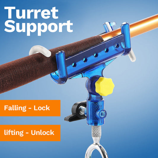 📢📢40% OFF !! ⏰ Fishing Rod self-Locking Turret Bracket