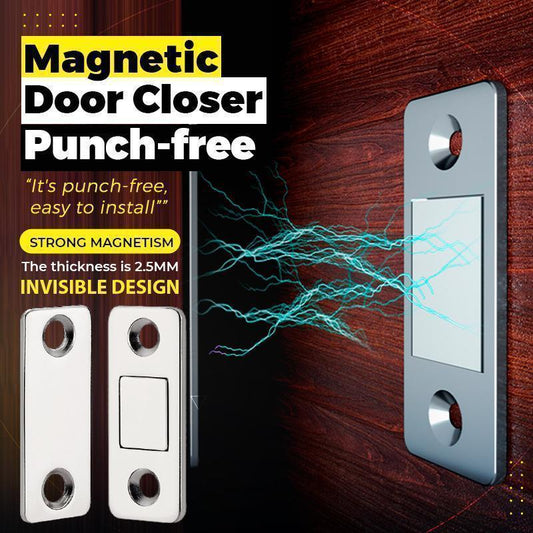 📢📢Buy 2 get 1 free !! ⏰Magnetic Door Closer Without Perforations