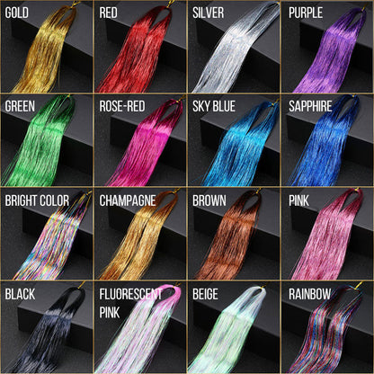 🏆 Last Day Special Price ＄6.49 ! 🎁14-pack Glitter Satin Hair Accessories ✨