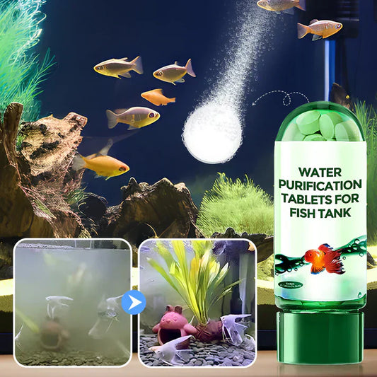 🐟♻️Buy 2 Get 3 Free-💧Powerful Aquarium Water Purification Tablet