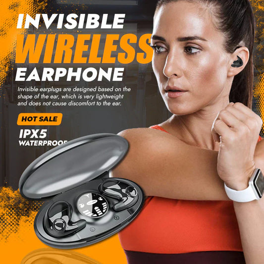 📢📢60% OFF !!⏰⏰Invisible Sleep Wireless Earphone Ipx5 Waterproof