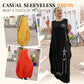 Casual Sleeveless Maxi Dress for Plus Size Women