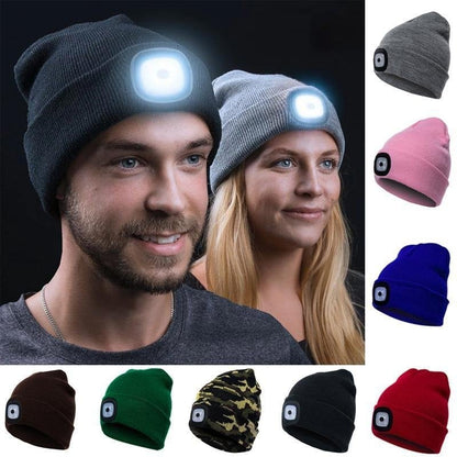 🎅CHRISTMAS GIFT 60% OFF-🎁LED Knitted Winter Beanie Hat