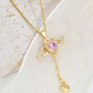 🎁50% OFF💗Pink Angel Wings Necklace
