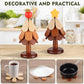 📢📢40%  OFF !! ⏰  Natural Wooden Tree Trivets for Hot Dishes – Festive, Foldable, Durable ✨