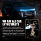 🔥【Dynamic Scan HoodBeam Kit】- 50% OFF! Light up your hood with hypnotic smooth scanning effects! ✨🚗