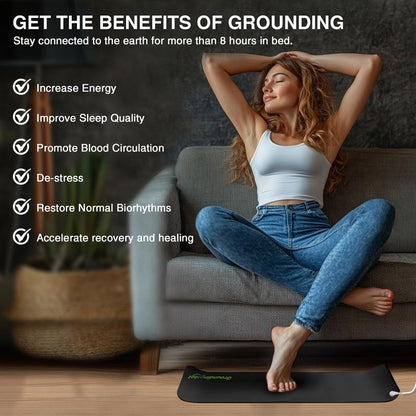 📢📢50%  OFF !! ⏰Indoor Grounding Mat for Better Sleep⚡💤