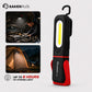 🔥SAKERPLUS Rechargeable Work Light, 3000LM COB LED Magnetic Mechanic Light with 360° Swivel Hook, 180° Adjustable Stand, Flashlight Mode, USB-C Charging, IP54 Water-Resistant for Car Repair, Garage & Camping