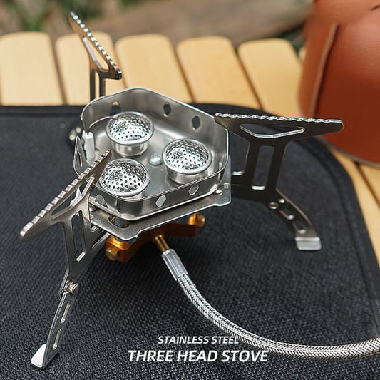 📢📢50%  OFF !! ⏰Camping Outdoor Windproof Gas Burner🔥