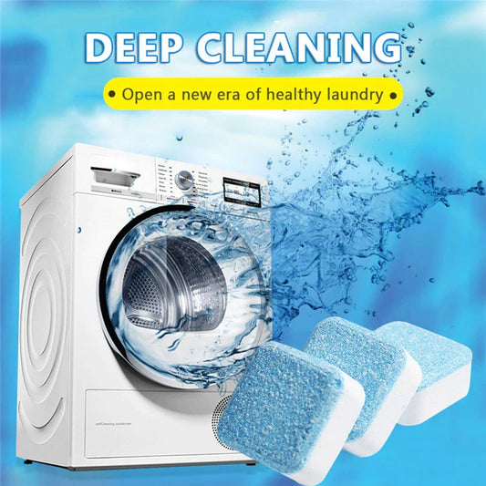 📢📢BUY 5 GET 5 FREE⏰ Washing Machine Deep Cleaning Tablets – Kills 99% of Bacteria, Removes Odors & Prevents Mold 🧽