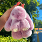 📢📢50%  OFF !! ⏰🐰Handmade Soft Bunny PomPom Charms