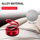 📢📢40% OFF !! ⏰Solar Rotating Double Ring Suspension Car Aromatherapy Ornament