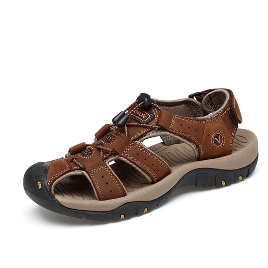 📢📢40% OFF !! ⏰Comfortable leather outdoor beach shoes