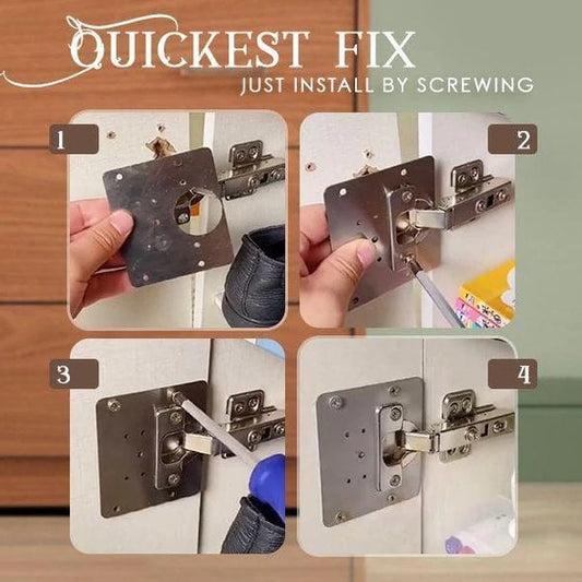 📢📢40% OFF !! ⏰ Hinge Repair Kit – All-in-One Tool, Easy Fix & Durable Solution 🏠