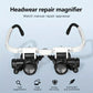 📢📢50% OFF !!!⏰👓8X 15x 23x Head Wearing Magnifying Glass with LED Light Headband