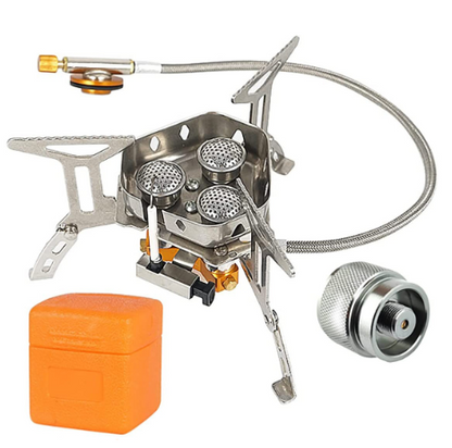 📢📢50%  OFF !! ⏰Camping Outdoor Windproof Gas Burner🔥