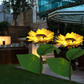 📢📢40% OFF !! ⏰ Sunflower Solar Lights – Auto On/Off, 14H Glow, IP65 Waterproof ☀️